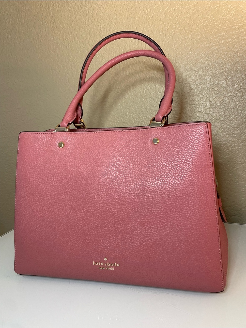kate spade New York Pink Leather Satchel